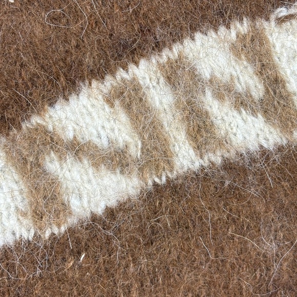 100% Alpaca Wool Women's Pullover Sweater Sz S/M Hand Made in Peru Boho Hippie - Picture 3 of 8